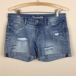Aeropostale - Distressed Boyfriend Jean Shorts